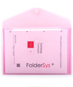 De enveloptas van Foldersys in liggend A4 formaat heeft een klittenbandslot voor snelle sluiting en opening. Het documentvak is geschikt voor 100 vellen papier en het transparante materiaal geeft direct inzicht naar de inhoud. Perfect voor intensief gebruik op kantoor