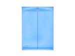 Enveloptas Foldersys A4 staandPP transp blauw