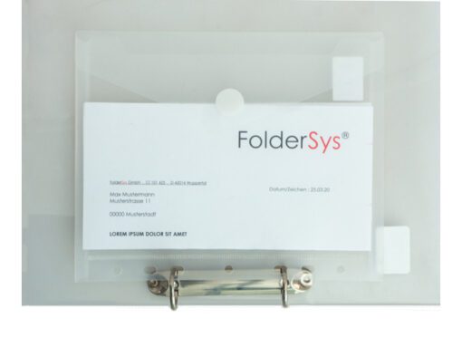 Enveloptas Foldersys A5 PP    transp 7 gaats