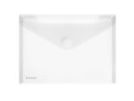 Enveloptas Foldersys A5 dwars PP transp                                                   A5 Velcro Envelop Transparant