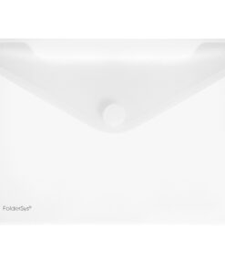 Enveloptas Foldersys A5 dwars PP transp                                                   A5 Velcro Envelop Transparant