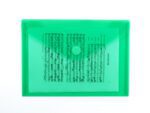 Enveloptas Foldersys A5 dwars PP transp groen                                             A5 Velcro Envelop Groen
