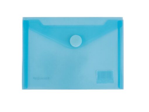 Enveloptas Foldersys A6 PP    transp blauw