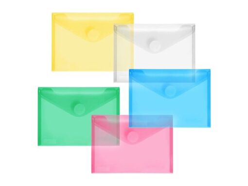 Enveloptas Foldersys A6 PP    transp rood