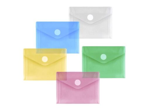 Enveloptas Foldersys A7 PP    transp rood