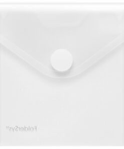 Enveloptas Foldersys CD PP    transparant                                                 Cd Velcro Omslag