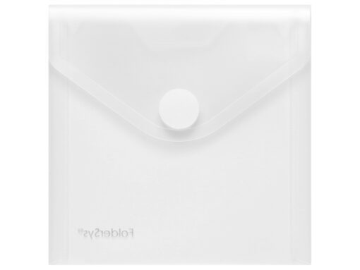 Enveloptas Foldersys CD PP    transparant                                                 Cd Velcro Omslag