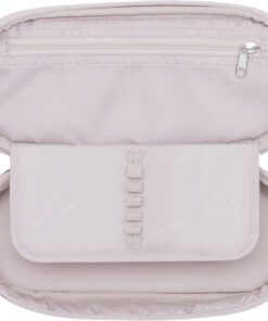 heeft een apart vak voor de meest gebruikte pennen en potloden en een intern ritsvak. Rits in kleur van etui. Formaat 22×10×5 cm