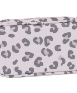 Etui Beckmann ovaal leeg Leopard