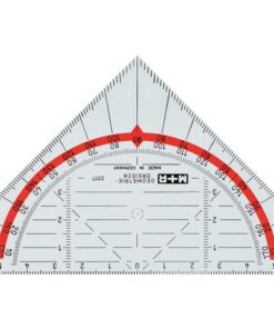 Geodriehoek Möbius & Ruppert 14cm kunststof