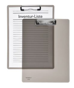 Klembord Foldersys A4 PP      transp grijs