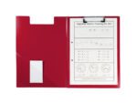 #*Klemmap Foldersys A4 PP rood