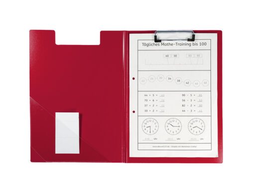 #*Klemmap Foldersys A4 PP rood
