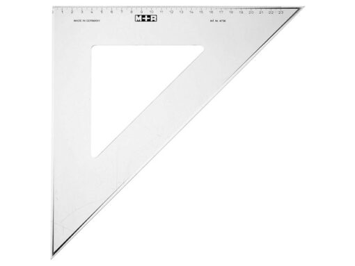 M+R driehoek 45 graden 36 cm