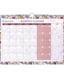 Maandplanner Pukka Pad Bloom  30x42cm ongedateerd beige