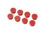 Magneten Millex 15mm          rood set a 8 st.