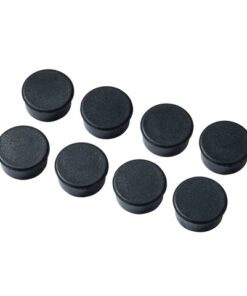 Magneten Millex 15mm          zwart set a 8 st.