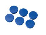 Magneten Millex 25mm          blauw set a 6 st.