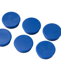 Magneten Millex 25mm          blauw set a 6 st.