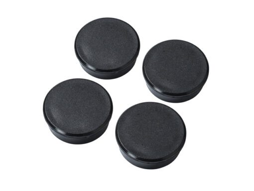 Magneten Millex 30mm          zwart set a 4 st.