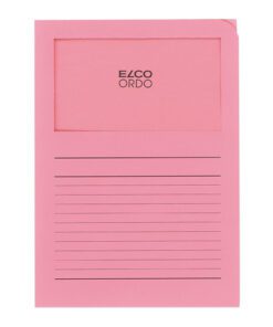 Map Elco Ordo Classico mvenst A4 120gr 220x310mm roze 100st                               verp100220x310mm