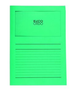 Map Elco Ordo Classico mvenst A4 120gr 220x310mm smaragd 100st                            verp100220x310mm