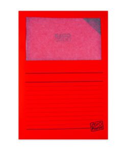 Map Elco Ordo Zero A4 -       recyclebaar 220x310mm rood 100st                            verp100220x310mm