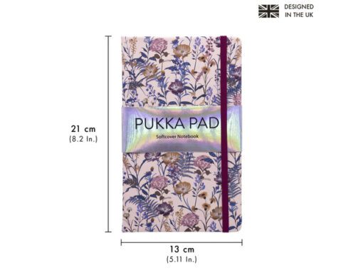 Notitieboek Pukka Pad Bloom   SC 13x21cm beige
