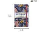Notitieboek Pukka Pad Bloom   SC 13x21cm blauw