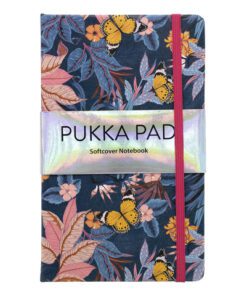 Notitieboek Pukka Pad Bloom   SC 13x21cm blauw