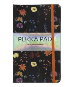 Notitieboek Pukka Pad Bloom   SC 13x21cm zwart