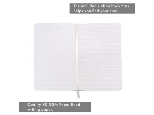 Notitieboek Pukka Pad SignaturSC 13x21cm lijn beige