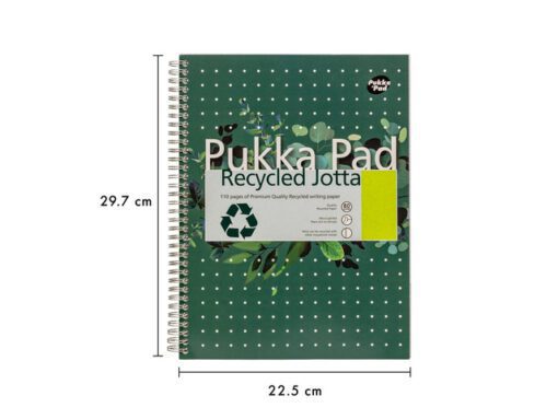 Notitieboek Pukka Pad recycledlijn A4 groen