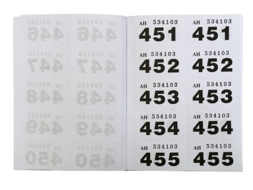 Nummerblok Pukka Pad 1-1000   doos a 6 st.