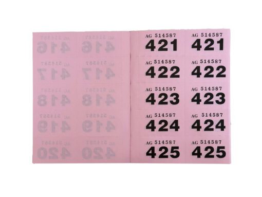 Nummerblok Pukka Pad 1-1000   doos a 6 st.