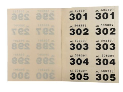 Nummerblok Pukka Pad 1-1000   doos a 6 st.