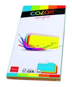 wenskaarten of speciale gelegenheden waarbij u wilt dat uw post opvalt. Inhoud: 20 stuks. Kleuren: Assorti 4x  blauw