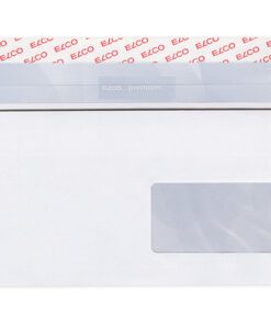 Omsl. Elco Office extra-wit   FSC - 80gr - strip - venster                                rechts - verp. 50229 x114mm C5