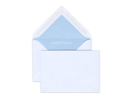 Omsl. Elco Prestige FSC -100gr- extra wit - gegomd -                                      verp.2581 x 114 mm C7