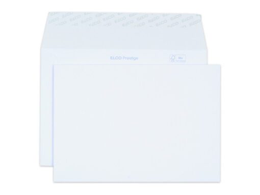 Omsl. Elco Prestige FSC 120gr - extra wit - strip -                                       verp.10229 x162 mm C5
