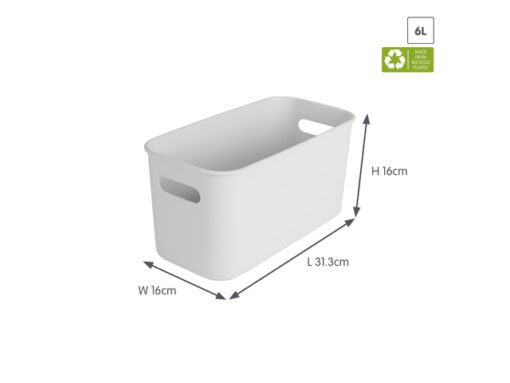 Opbergbox Sunware Home cube   wit