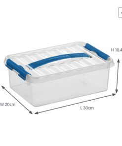 Q-line 4L Mix&Match opbergbox is perfect voor het opbergen van dagelijkse benodigdheden. De box is makkelijk stapelbaar en voorzien van stevige sluitclips zodat de deksel goed op zijn plaats blijft. BPA-vrij en dus ook geschikt voor voedselwaren en verkrijgbaar in talloze maten.