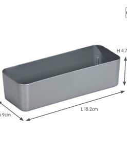 5L Q-line opbergboxen. Met creeër je opbergbakjes op maat en naar wens. De baskets zijn ook los te gebruiken op kantoor of thuis.