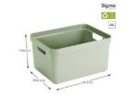 Opbergbox Sunware Sigma Home  32L lichtgroen