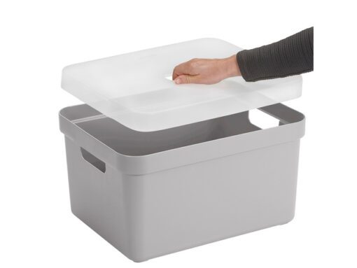 #*Opbergbox Sunware Sigma Home32L lichtgrijs