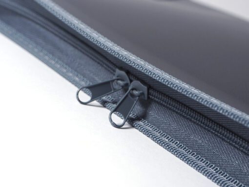 #*Opbergmap Foldersys A4 PP   grijs met ritssluiting                                      A4 Portfolio Pochette470x310