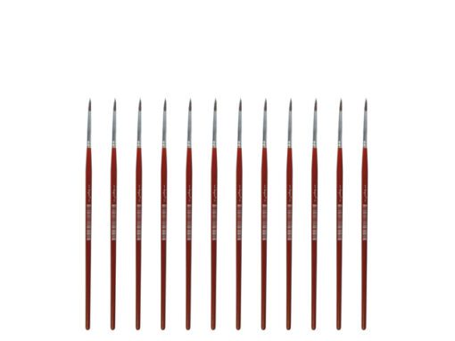 Penseel Kangaro Serie 120 rond Nr. 1 geitenhaar doos 12     stuks