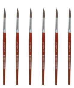 Penseel Kangaro Serie 120 rond Nr. 12 geitenhaar doos 6     stuks
