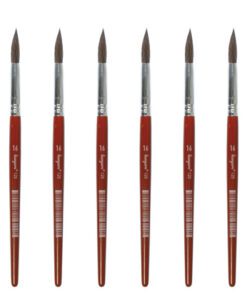Penseel Kangaro Serie 120 rond Nr. 16 geitenhaar doos 6     stuks