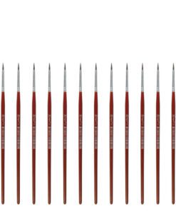 Penseel Kangaro Serie 120 rond Nr. 2/0 geitenhaar doos 12   stuks